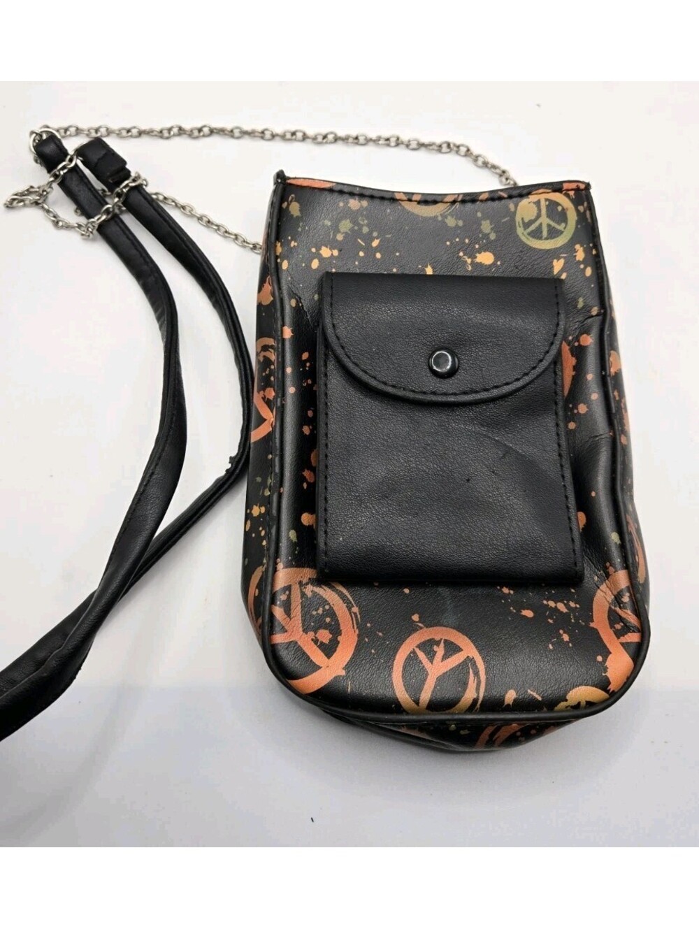 NOBO No Boundaries Women’s Phone Crossbody Bag / Black -Multicolor - silver
